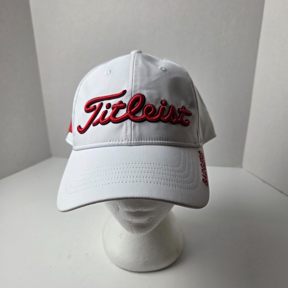 TITLEIST '47 Brand University of Wisconsin Badgers UW White Golf Hat